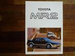 Toyota MR2 flyer (ca. 1985), Boeken, Auto's | Folders en Tijdschriften, Nieuw, Toyota, Verzenden