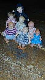 7 antieke poppenhuis popjes, Antiek en Kunst, Ophalen of Verzenden