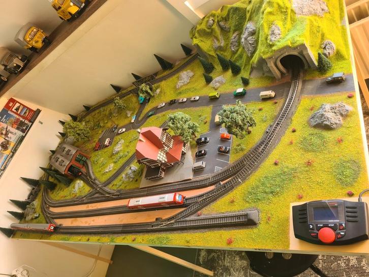 modelbaan H0 van Märklin volledig Digitaal, Hobby en Vrije tijd, Modeltreinen | H0, Nieuw, Natuur, Wisselstroom, Märklin, NS, Ophalen