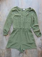 Kort broekpak groen maat 36 playsuit H&M, Kleding | Dames, H&M, Ophalen of Verzenden, Zo goed als nieuw, Maat 36 (S)