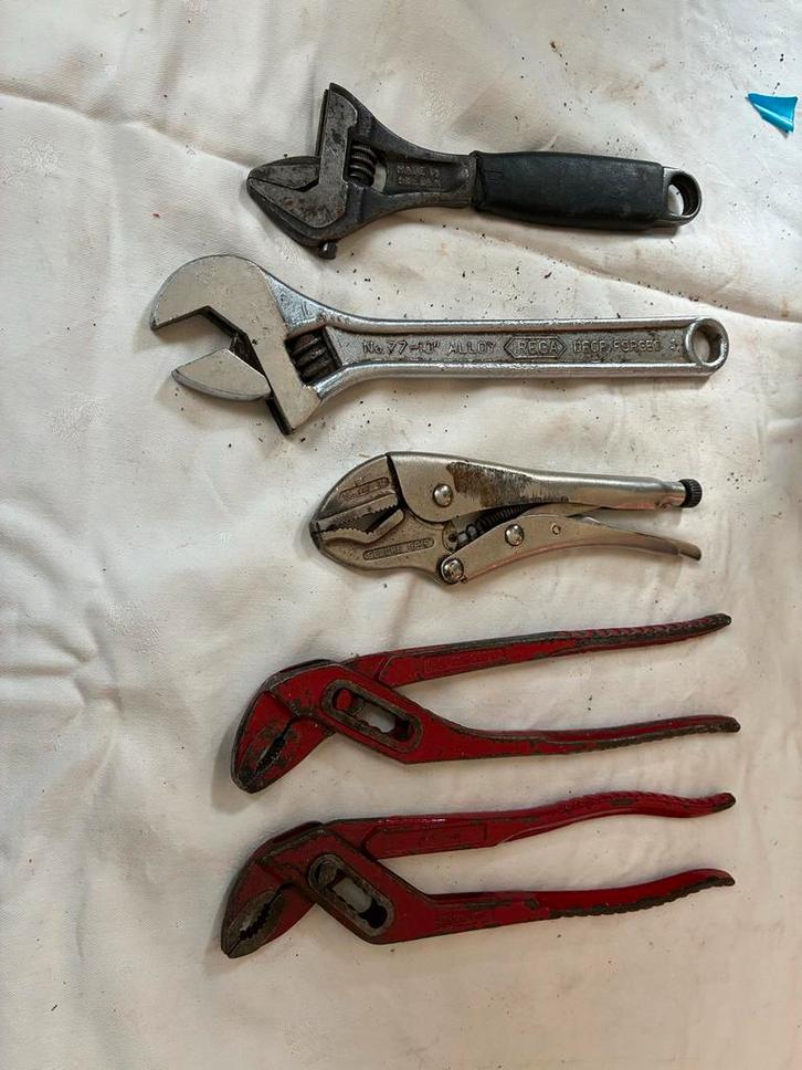Diverse Tangen Set - Verstelbare Moersleutels & Waterpomptan, Doe-het-zelf en Verbouw, Gereedschap | Handgereedschap, Gebruikt