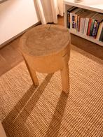 Houten krukje / bijzettafel, Ophalen of Verzenden, Gebruikt, Hout