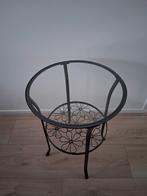 Bijzettafel, Ophalen, Minder dan 55 cm, Rond, Zo goed als nieuw