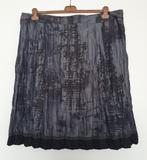 Leuke chique rok van Bonita, Verzenden, Maat 46/48 (XL) of groter, Zo goed als nieuw, Grijs