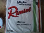 mieke telkamp - rimini // mister mandolino  20j, Cd's en Dvd's, Vinyl Singles, Wereldmuziek, 7 inch, Single, Ophalen of Verzenden