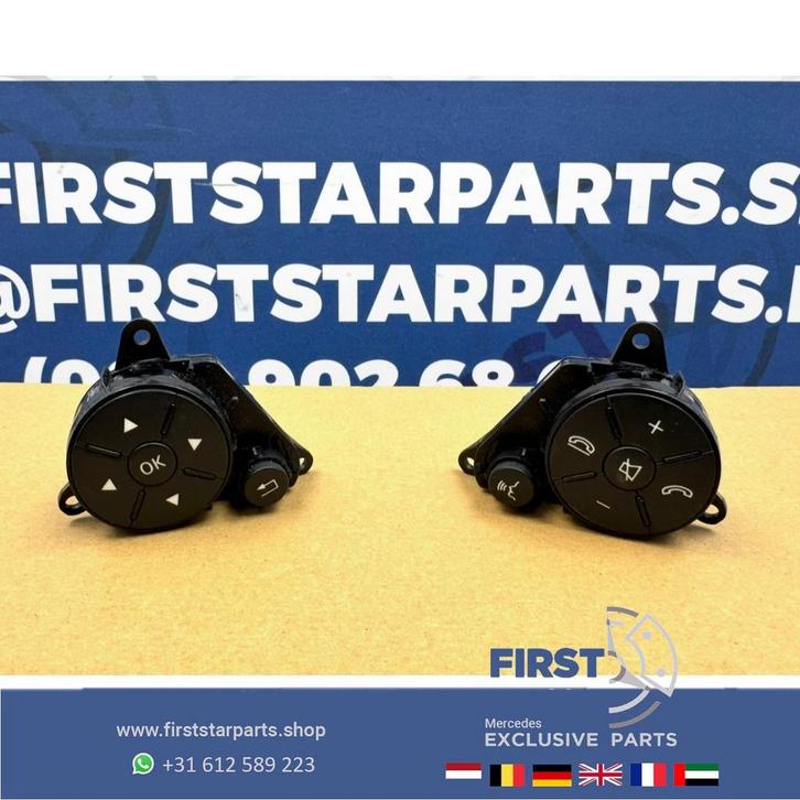 Mercedes STUUR KNOPPEN SET W204 W212 W169 W245 W209 W219 W46, Auto-onderdelen, Dashboard en Schakelaars, Mercedes-Benz, Gebruikt