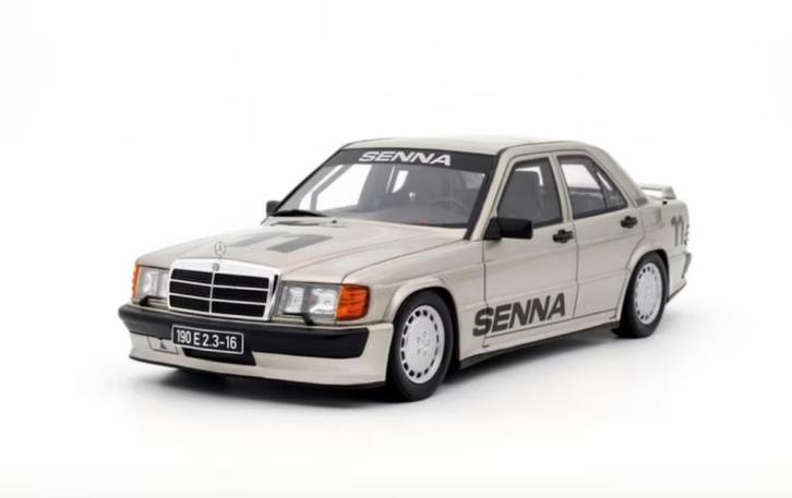 Mercedes Benz 190E 2.3 16 W201 SENNA 1/18 OTTO MOBILE 1041, Hobby en Vrije tijd, Modelauto's | 1:18, Nieuw, Auto, OttOMobile, Verzenden