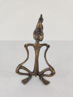 Beeld man, brons, Dogon, Mali, midden 20e eeuw, Ophalen of Verzenden