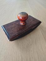 Prachtige antieke houten inktblotter/ inktdepper €15, Ophalen of Verzenden