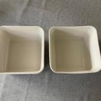 BLOMUS wit porseleinen serveerschaal, Huis en Inrichting, Keuken | Servies, Ophalen of Verzenden, Zo goed als nieuw, Porselein
