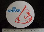 sticker knbsb logo honkbal, Verzenden, Zo goed als nieuw, Bedrijf of Vereniging
