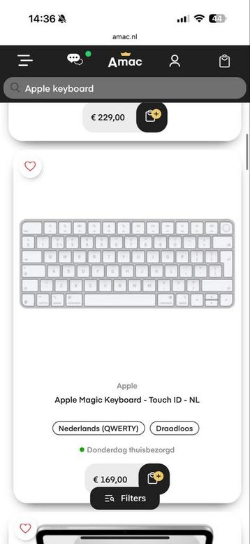 Apple Magic Keyboard - Zo Goed Als Nieuw! beschikbaar voor biedingen