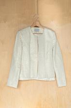 Mooi chique jasje creme wit met gouden metaal details 38 M, Maat 38/40 (M), H&M, Wit, Ophalen of Verzenden