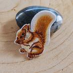 Strijk embleem applicatie Patch rode Eekhoorn, D, Nieuw, Ophalen of Verzenden, D