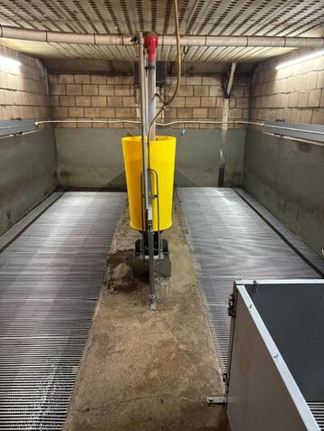 Driekant RVS voor biggen [752]  beschikbaar voor biedingen