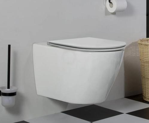 WC Saniclear Jama cmpct rimfree toilet, Doe-het-zelf en Verbouw, Sanitair, Nieuw, Toilet, Steen, Ophalen