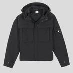 CP Company Softshell Fleece Hooded Utility Jas zwart- Maat S, Ophalen of Verzenden, Zo goed als nieuw, Maat 46 (S) of kleiner
