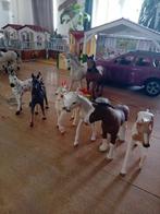 Schleich paarden + stal + trailer en auto + hekken, Ophalen of Verzenden, Zo goed als nieuw, Overige typen