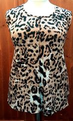 animal print top met knoopjes 44/46, Ophalen of Verzenden