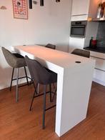 Hoge bartafel incl. barstoelen - 180x60, Ophalen, Zo goed als nieuw