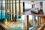 Combi-arrangement sauna blue wellness+hotelovernachting (2p), Sport en Fitness, Nieuw, Complete sauna, Ophalen of Verzenden