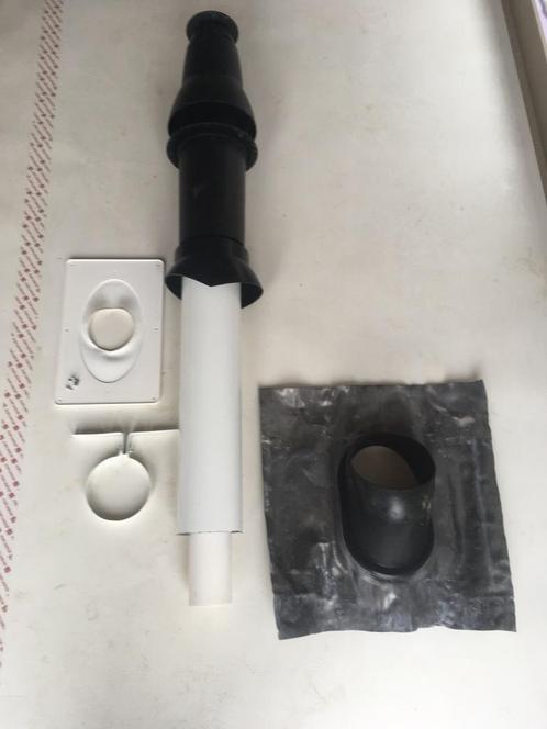 Burgerhout rookgaskit, Doe-het-zelf en Verbouw, Buizen en Afvoer, Zo goed als nieuw, Overige materialen, Minder dan 2 meter, 80 mm of meer