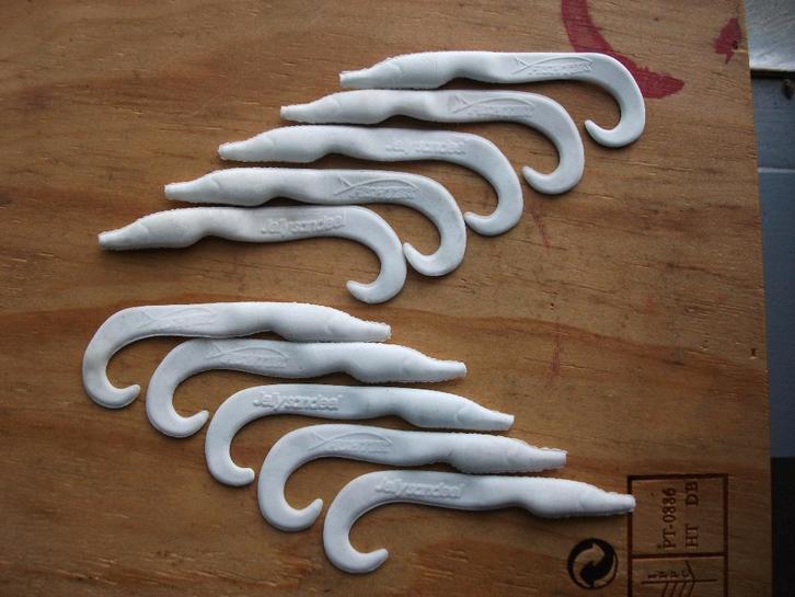 20 stuks Jelly Sandeel / roofvis shads / kunstaas shads, Watersport en Boten, Hengelsport | Roofvissen, Nieuw, Overige typen, Ophalen of Verzenden