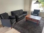 Bank en stoelen + gratis saltontafel, Huis en Inrichting, Banken | Bankstellen, Ophalen, 150 tot 200 cm, Tweepersoons, 75 tot 100 cm