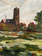 schilderij toren van Oirschot, Antiek en Kunst, Kunst | Schilderijen | Klassiek, Ophalen