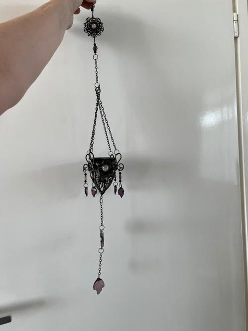 Vintage theelichthouder hanger oosterse stijl sierlijk retro, Huis en Inrichting, Woonaccessoires | Kandelaars en Kaarsen, Zo goed als nieuw