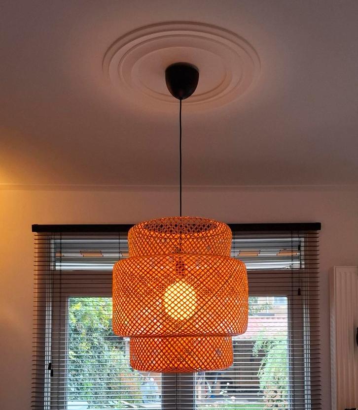 ZGAN!! Ikea Sinnerlig Hanglamp 50cm, Huis en Inrichting, Lampen | Hanglampen, Zo goed als nieuw, 50 tot 75 cm, Overige materialen