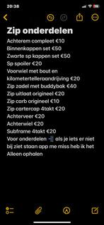 Zip onderdelen, Eén persoon, Overige typen