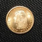Goud op zilver 1897 tientje 10 Gulden - Koningin Wilhelmina, Verzenden, Goud, Koningin Wilhelmina, Losse munt