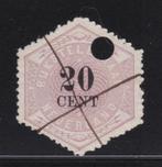 Telegram zegel TG6., Verzenden, T/m 1940, Gestempeld