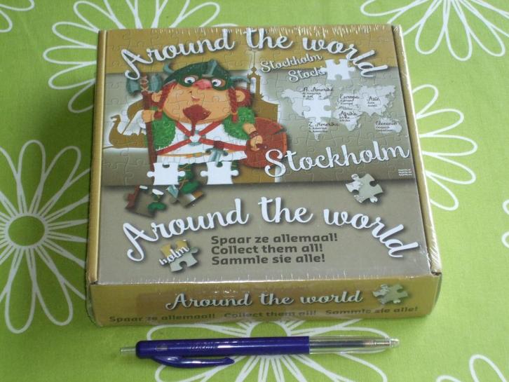 Nieuw in seal: Around the world puzzel - Stockholm - 96 st, Kinderen en Baby's, Speelgoed | Kinderpuzzels, Nieuw, 6 jaar of ouder