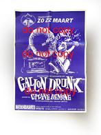 Zeldzame originele Gallon Drunk concertposter Rotterdam 1992, Ophalen of Verzenden, A1 t/m A3, Muziek, Rechthoekig Staand