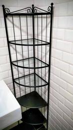 Fraaie kwartronde badkamer stelling van Ikea, Ophalen, (Half)hoge kast, Minder dan 50 cm, Zo goed als nieuw