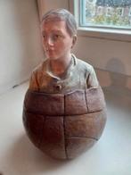 Zeldzame aardewerk voetbal trofee., Ophalen