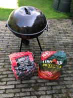 Barbecue inclusief barbecue set, houtskool, 10 kg briketten, Ophalen of Verzenden, Gebruikt, Met accessoires