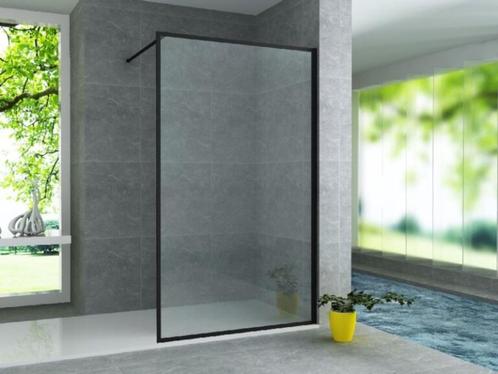 Douchewand helder nano glas mat zwart frame 120x200cm NIEUW, Doe-het-zelf en Verbouw, Sanitair, Nieuw, Douche, Glas, Ophalen