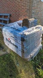 Zwarte Mat Verglaasde OVH Dakpannen, Doe-het-zelf en Verbouw, Dakpannen en Dakbedekking, Ophalen, 10 tot 15 m², Steen of Klei