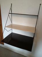 Boekenrek metaal jaren 60, Huis en Inrichting, Woonaccessoires | Wandplanken en Boekenplanken, Ophalen, Gebruikt