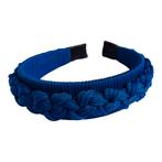 Luxe Donkerblauwe Haarband Handgemaakt, Ophalen of Verzenden, Nieuw, One size fits all