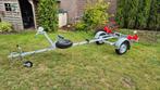 Trailer zgan met eg certificaat en reserve wiel, Watersport en Boten, Boottrailers, Ophalen, Minder dan 1500 kg, Verstelbare verlichting