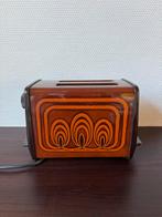 Vintage Retro Oranje Broodrooster, Toaster, Werkend, 60s, Ophalen of Verzenden, Gebruikt