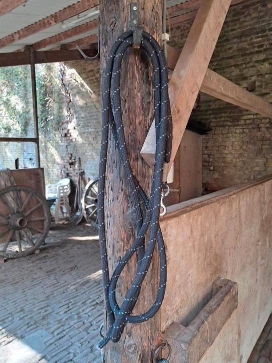 QHP leadrope, zwart, Dieren en Toebehoren, Paarden en Pony's | Overige Paardenspullen, Gebruikt, Overige soorten, Ophalen of Verzenden