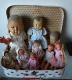 OUDE CELLULOID POP, POPJE IN KOFFER, LEUK ALS DECORATIE, Verzamelen, Ophalen of Verzenden, Gebruikt, Pop