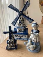 Porseleinen Molen   en Meisje met kippetjes, Antiek en Kunst, Ophalen of Verzenden