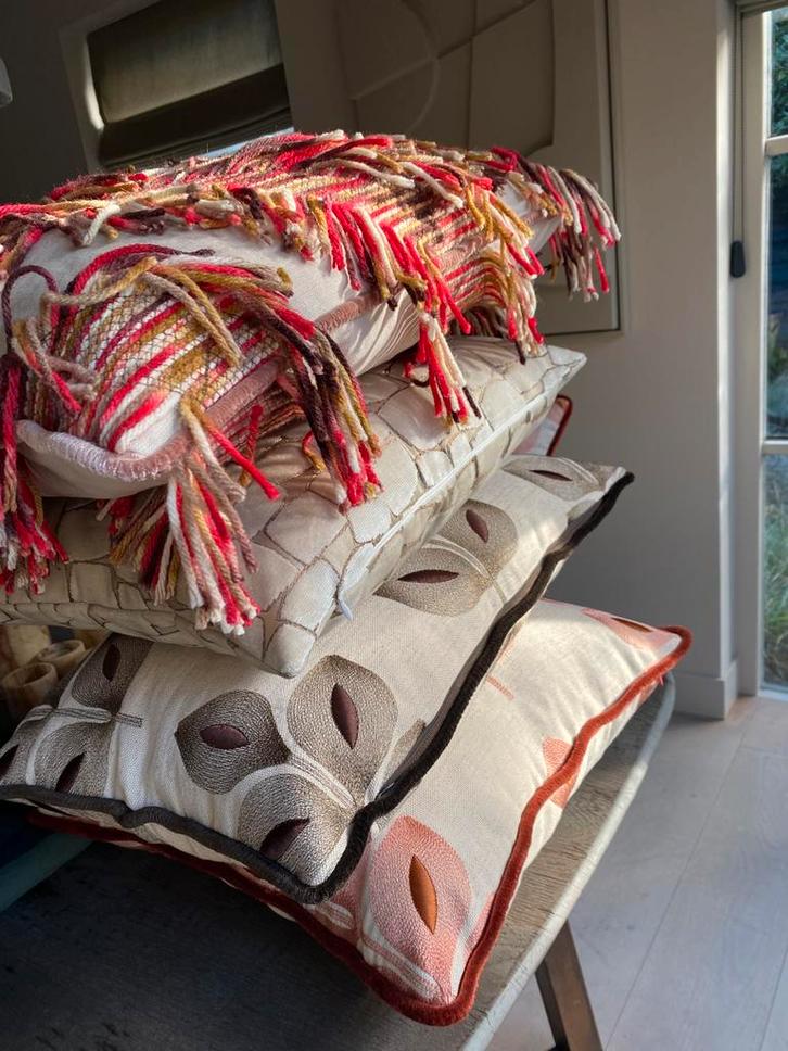 Nieuwe kussens, Huis en Inrichting, Woonaccessoires | Kussens, Nieuw, Overige kleuren, Overige vormen, Ophalen of Verzenden