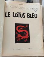 Tintin: Le Lotus Bleu (1954) - Hergé, Eén stripboek, Ophalen of Verzenden, Gelezen